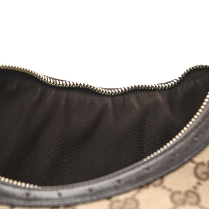 Gucci Monogram Web GG Reins Hobo Brown 16 of 16