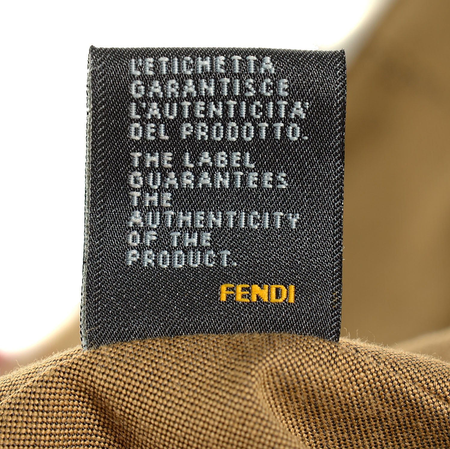Fendi Zucca Special Shopping Tote Tobacco Granada 9 of 10