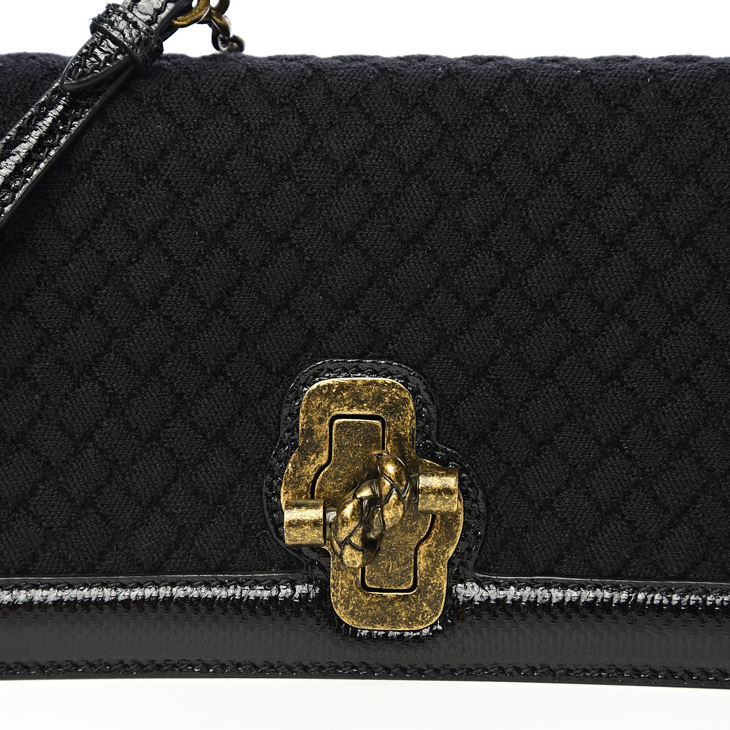 Bottega Veneta Patent Ayers Olimpia Knot Black 10 of 11