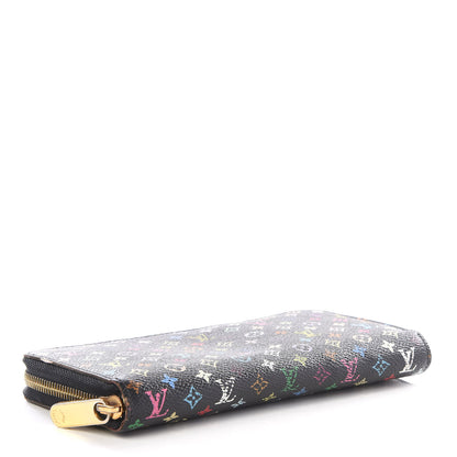 Louis Vuitton Monogram Multicolor Zippy Wallet Black Grenade 3 of 9