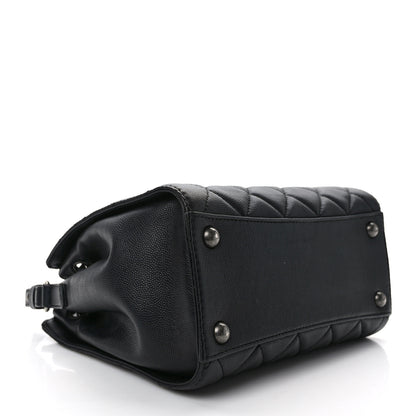 Chanel Caviar Quilted Small CC Bucket Bag Black 4 of 13