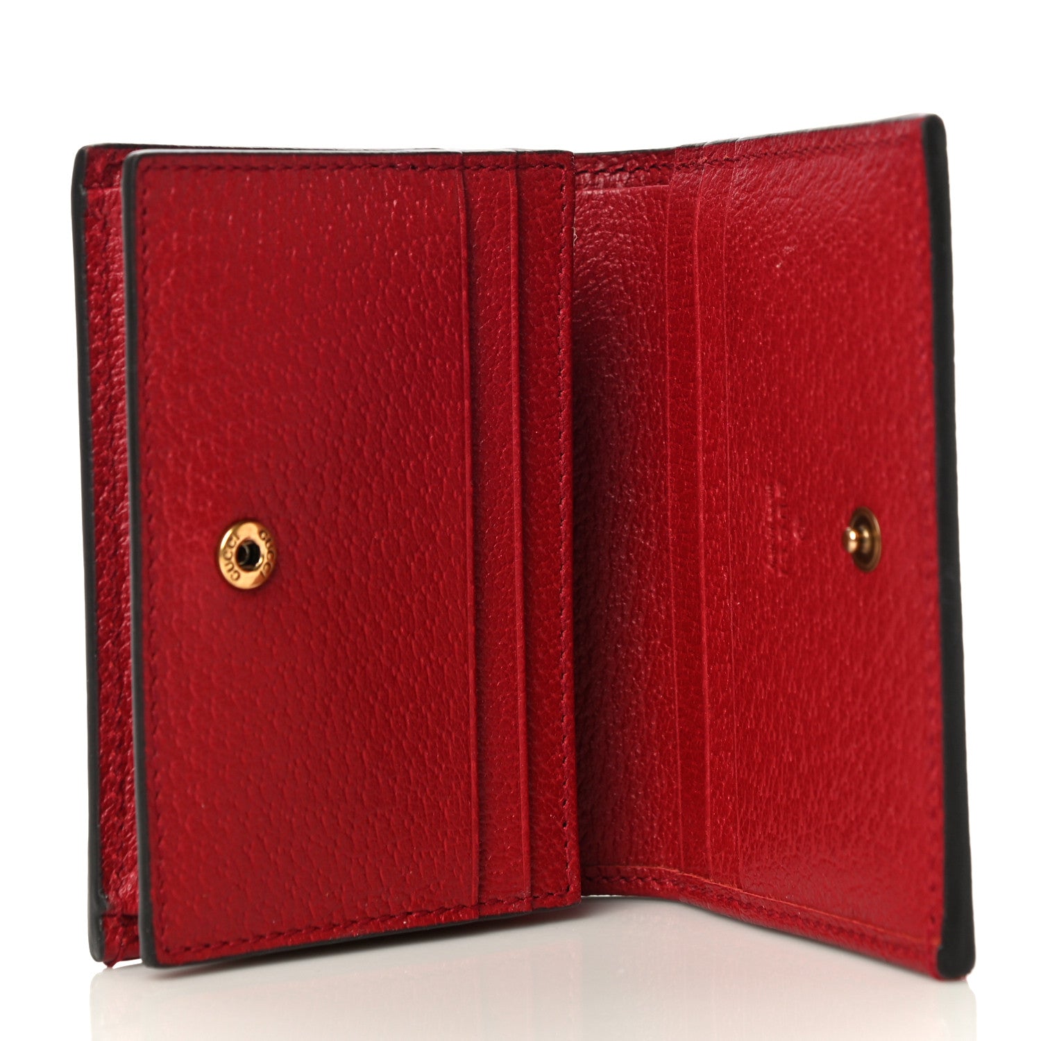 Gucci GG Supreme Monogram Queen Margaret Card Case Red 6 of 11