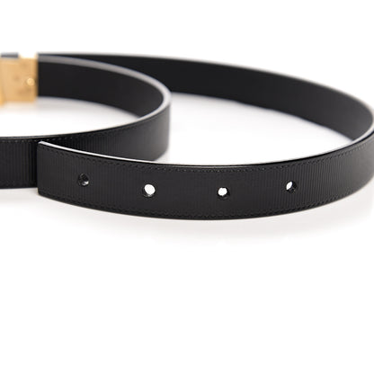 Louis Vuitton Calfskin Embossed 20MM LV Initiales Belt 85 34 Black 5 of 6