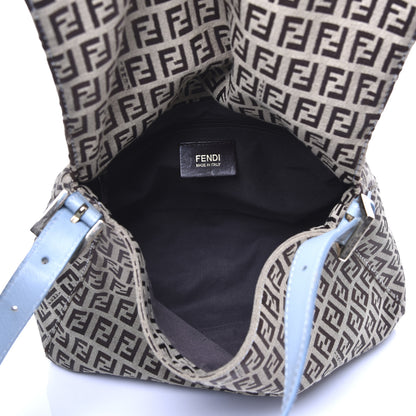 Fendi Zucchino Vitello Mama Baguette Mogano Panna Grigio Lunai 5 of 13