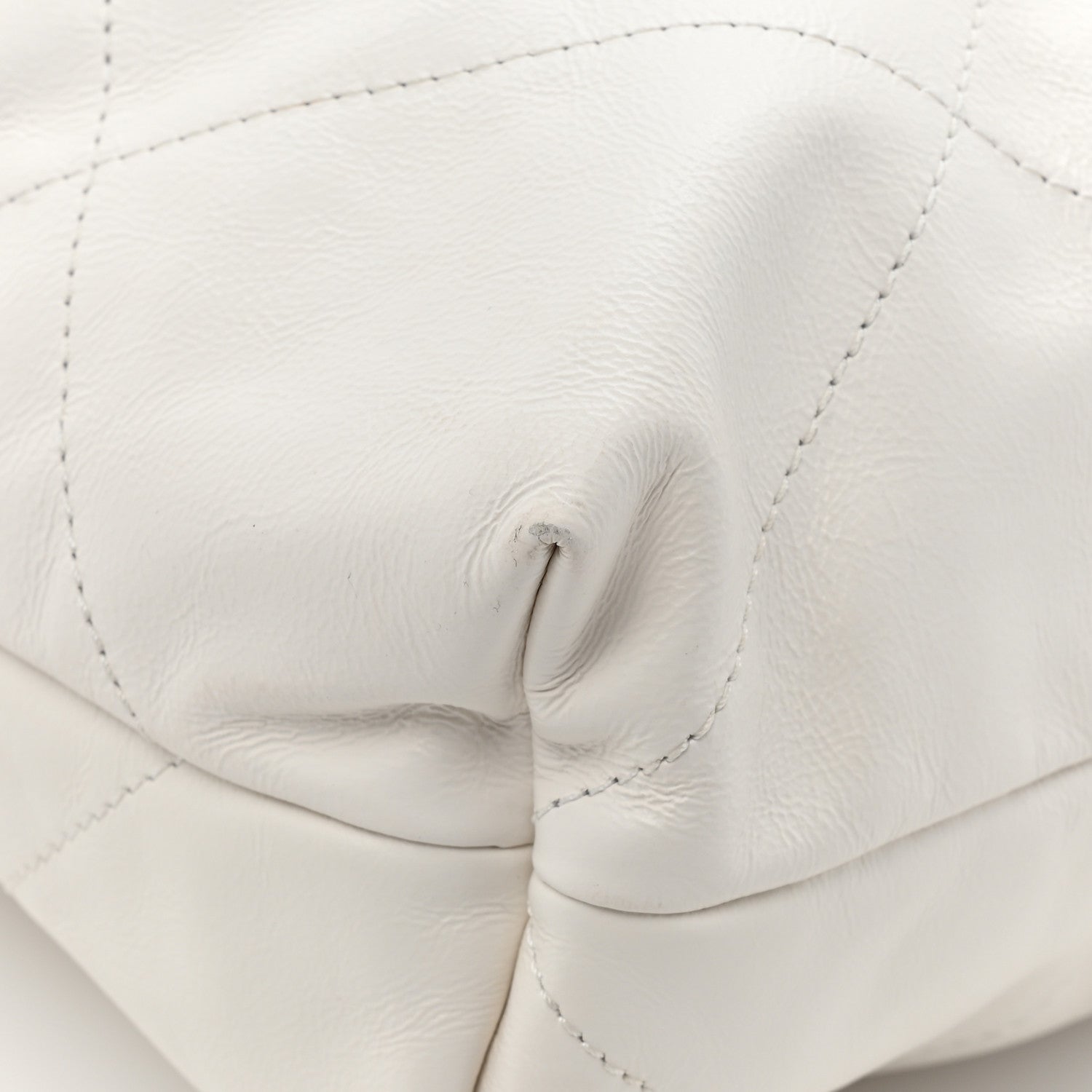 Chanel Shiny Calfskin Quilted Small Chanel 22 White 13 of 13