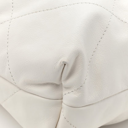 Chanel Shiny Calfskin Quilted Small Chanel 22 White 13 of 13
