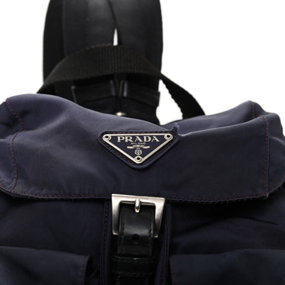 Prada Nylon Vela Small Backpack Prugna 10 of 10