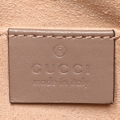 Gucci Calfskin Matelasse Small GG Marmont Chain Shoulder Bag Porcelain Rose 6 of 10