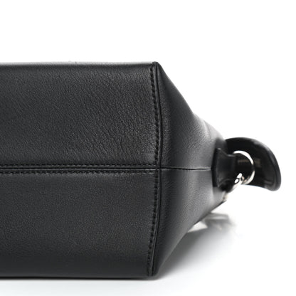 Fendi Vitello Dolce Scalloped Pearl Studded Medium By The Way Boston Bag Black 6 of 9