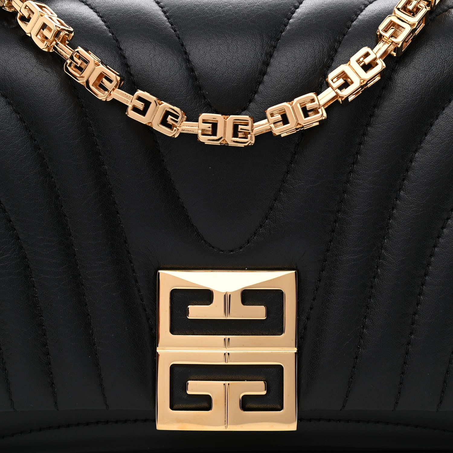 Givenchy Calfskin Quilted Small 4G Shoulder Bag Black 8 of 10