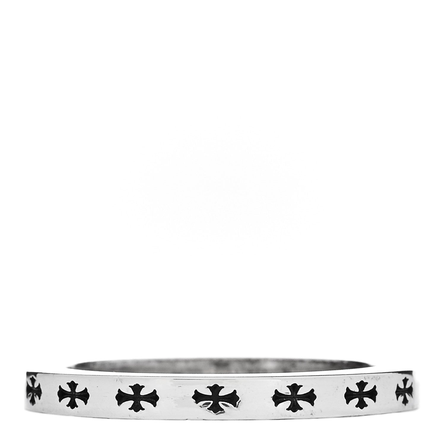 Chrome Hearts Sterling Silver CH Las Vegas Fck You Spacer Ring 65 11 3 of 5