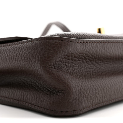 Chanel Grained Calfskin Mini Souplissimo Maxi Flap Dark Brown 9 of 11