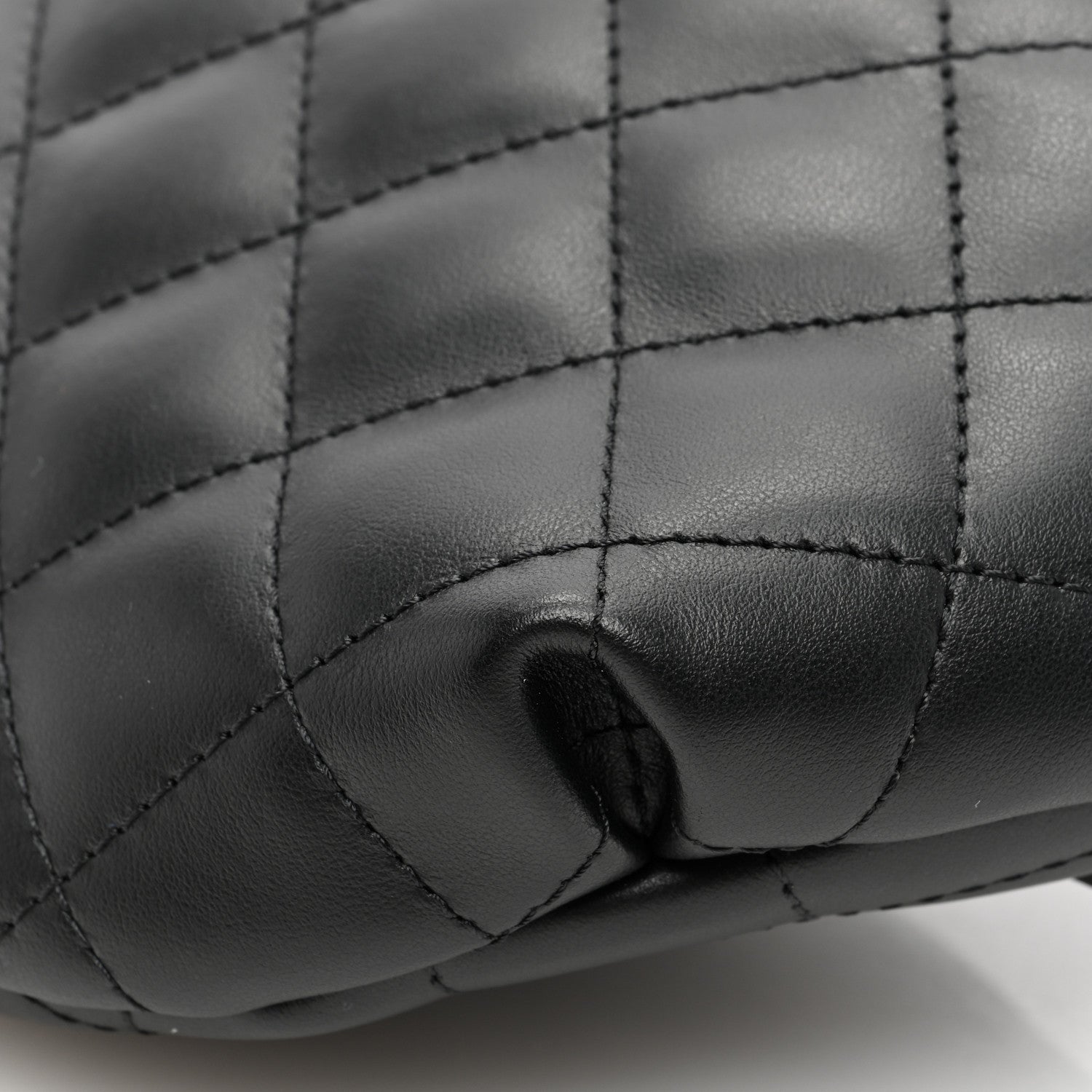 Chanel Lambskin Quilted Waist Belt Bag Black 10 of 10