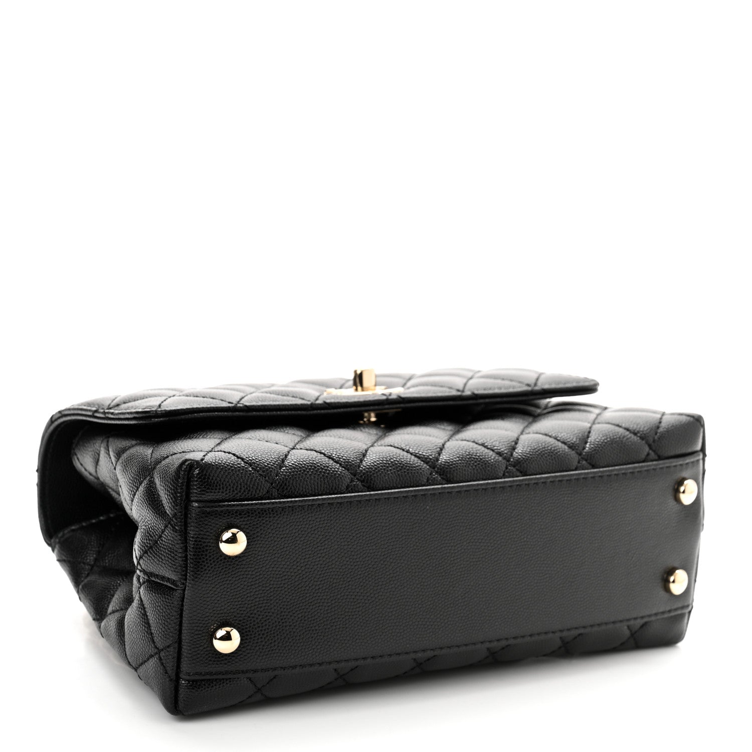 Chanel Caviar Quilted Mini Coco Handle Flap Black 4 of 10