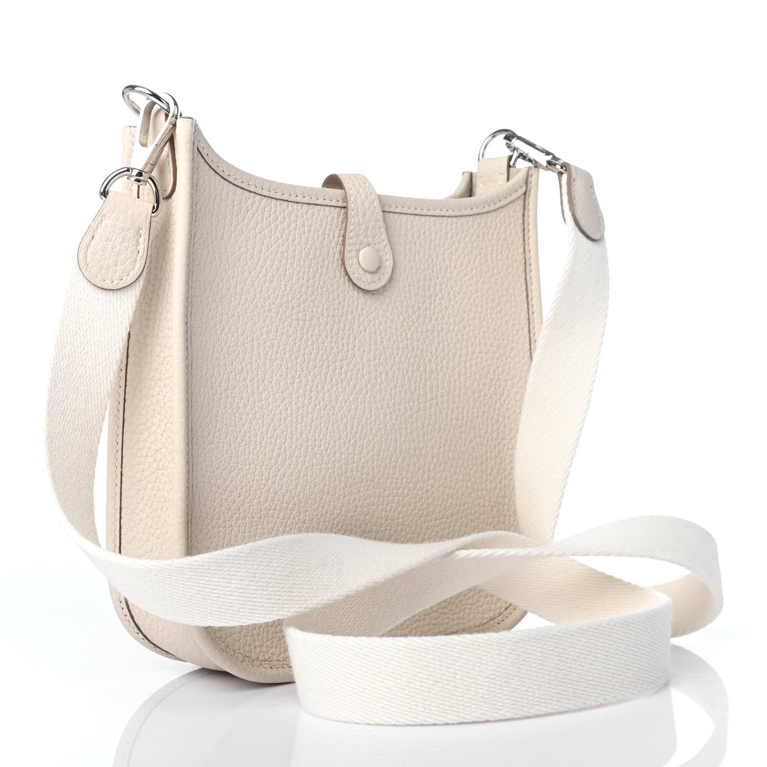 Hermes Taurillon Clemence Evelyne TPM Craie 2 of 4