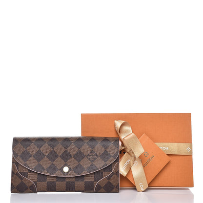 Louis Vuitton Damier Ebene Caissa Wallet Rose Ballerine 7 of 7
