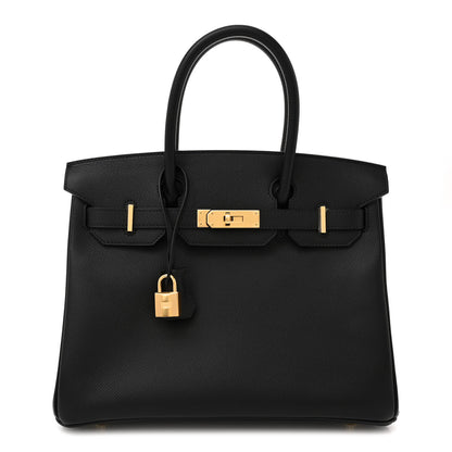 Hermes Epsom Birkin 30 Black 1 of 12