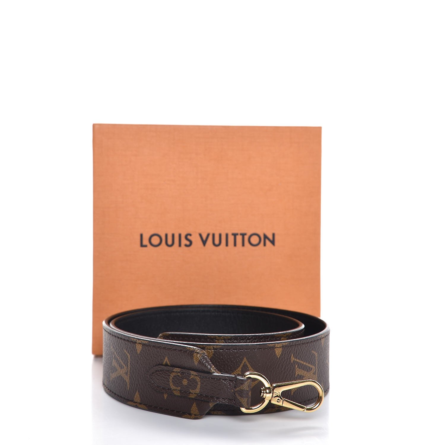 Louis Vuitton Monogram Bandouliere Shoulder Strap Black 7 of 7