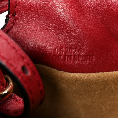 Loewe Calfskin Mini Flamenco Knot Bag Red 7 of 10