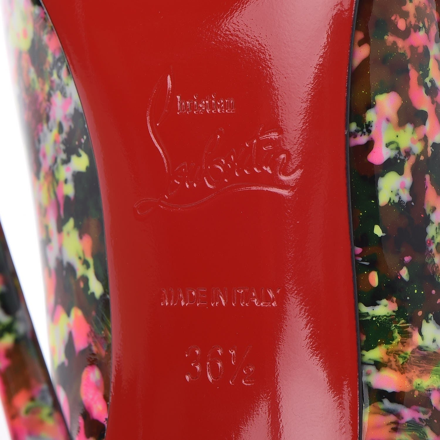 Christian Louboutin Patent Granite So Kate 120 Pumps 36.5 Multicolor 6 of 8