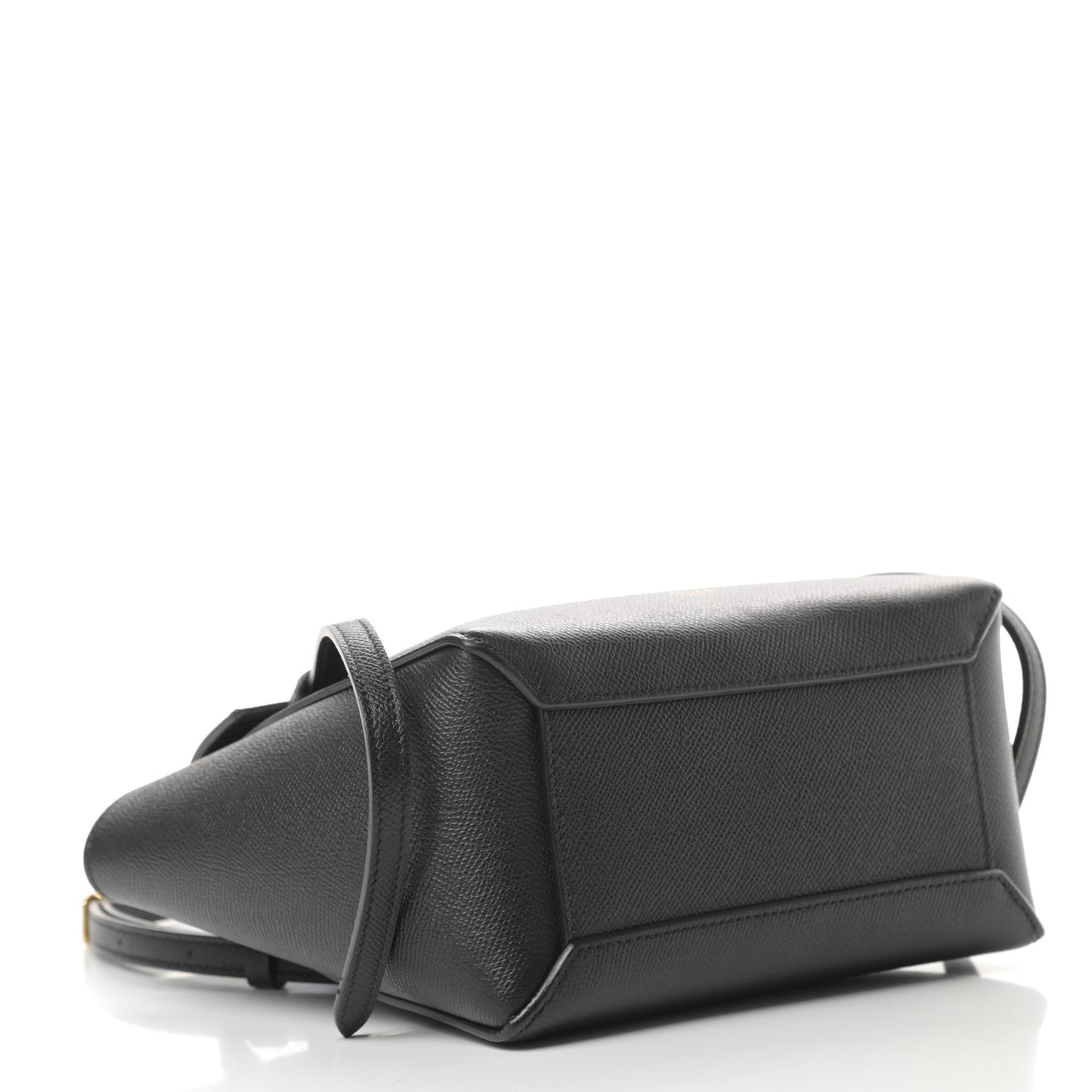 Grained Calfskin Nano Belt Bag Black