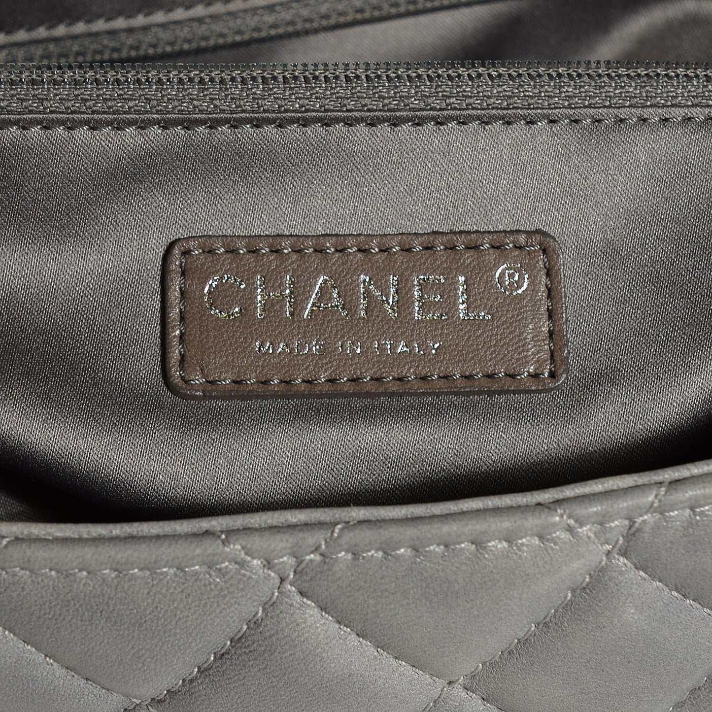 Lambskin Quilted Maxi Single Flap Light Blue