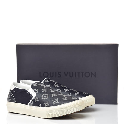 Louis Vuitton Savane Monogram Trocadero Slip On Sneakers 6 Encre 11 of 11