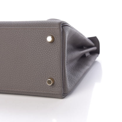 Hermes Togo Kelly Retourne 28 Etain 6 of 12