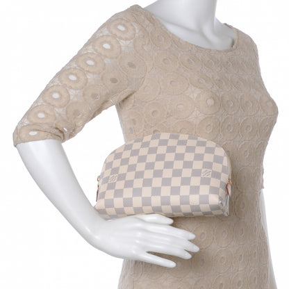 Louis Vuitton Damier Azur Cosmetic Pouch GM 2 of 7