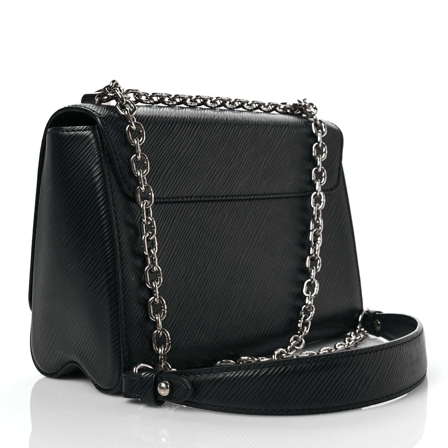 Louis Vuitton Epi Twist Shoulder Bag MM Black 3 of 7