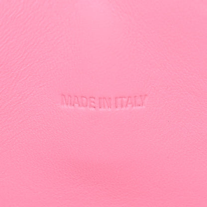 Balenciaga Shiny Calfskin Crocodile Embossed Hourglass Top Handle Bag XS Pink 7 of 11