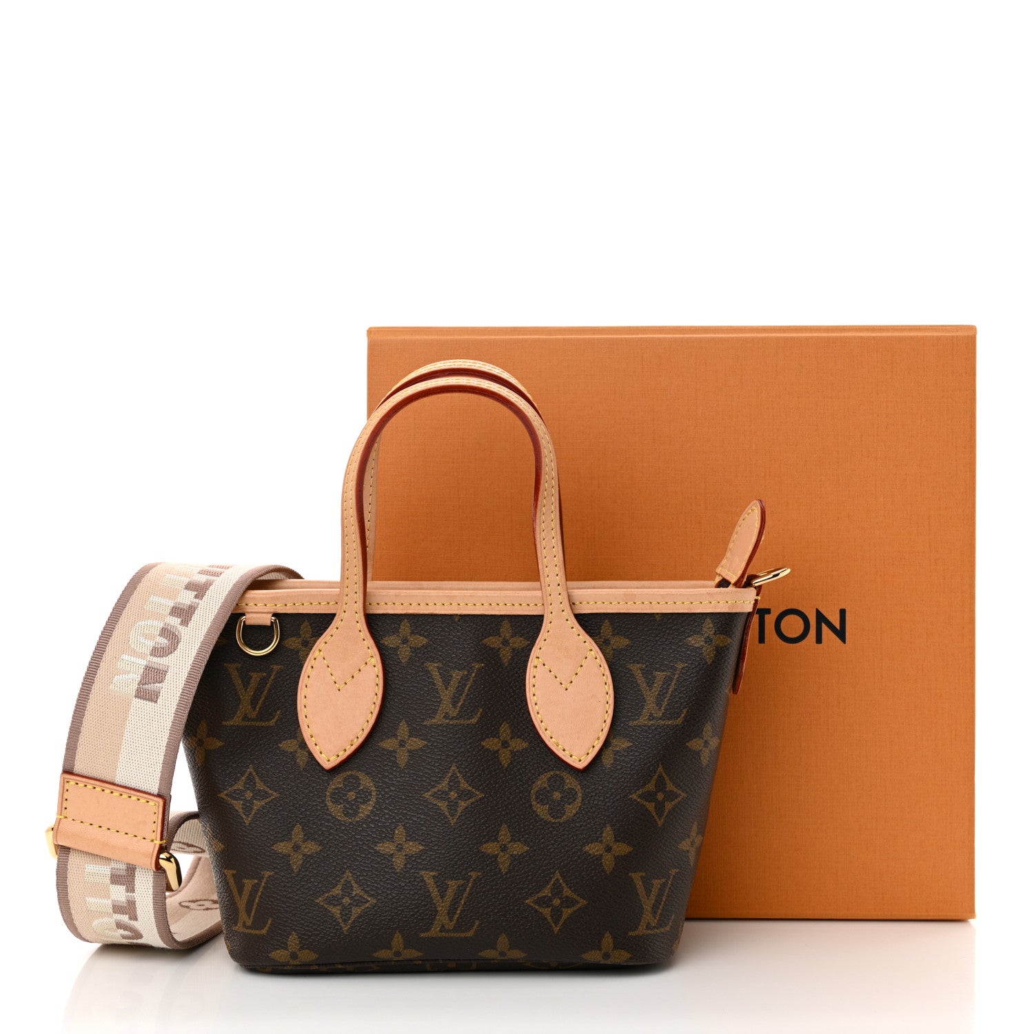 Louis Vuitton Monogram Neverfull BB Beige 12 of 12