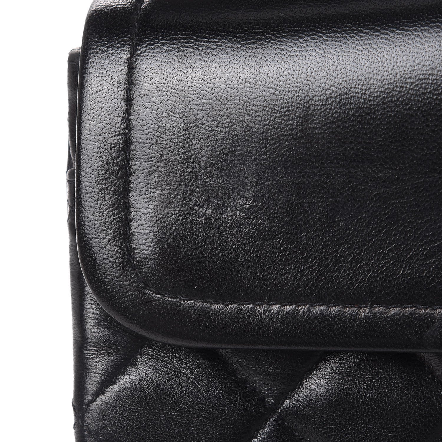 Chanel Lambskin Quilted Small Double Flap Black 13 of 15