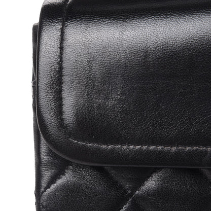 Chanel Lambskin Quilted Small Double Flap Black 13 of 15