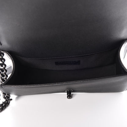 Chanel Caviar Quilted Medium Boy Flap So Black 7 of 8