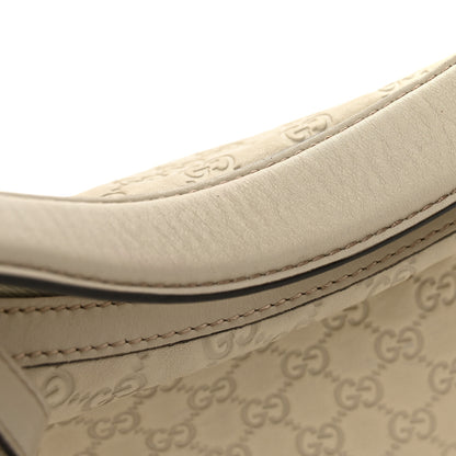 Gucci Guccissima Medium Lovely Heart Hobo Off White 11 of 14