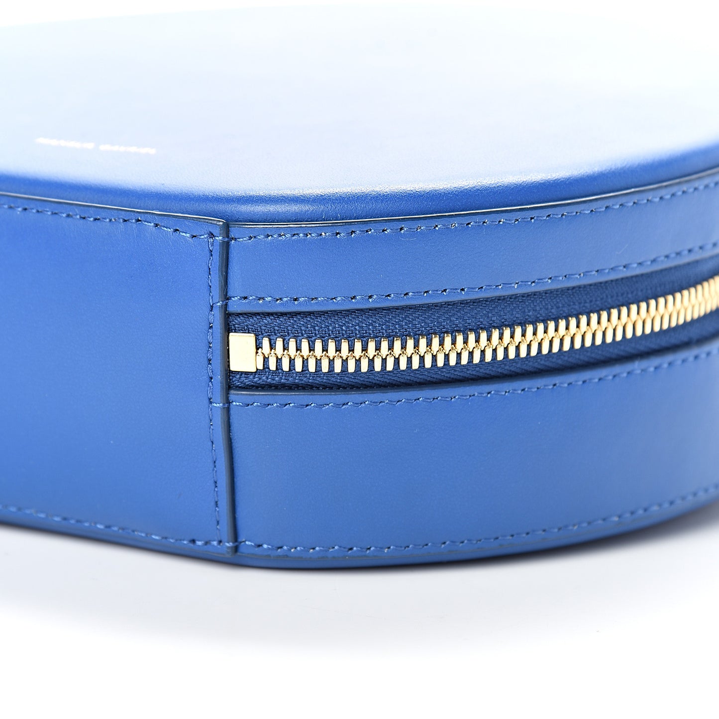 Calfskin Circle Crossbody Bag Royal