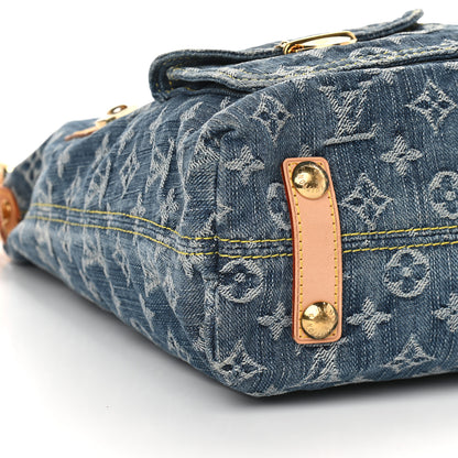 Louis Vuitton Denim Baggy GM Blue 6 of 7