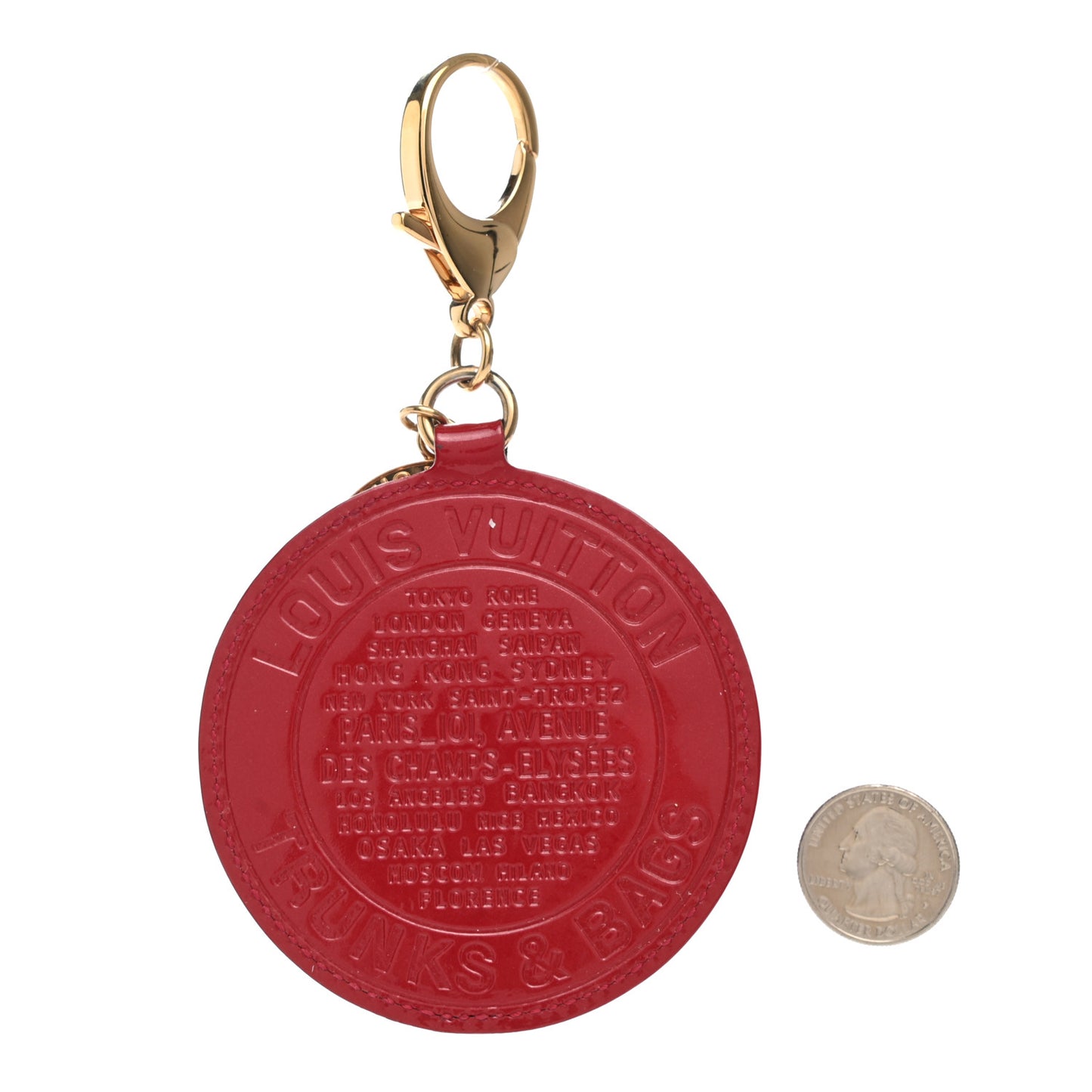 Vernis Trunks and Bags Bag Charm Pomme d'Amour