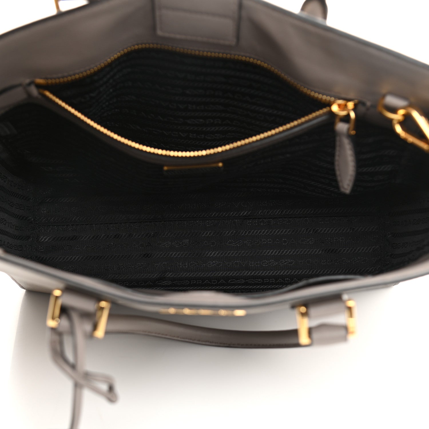 Prada Saffiano Metal Top Handle Argilla 5 of 10