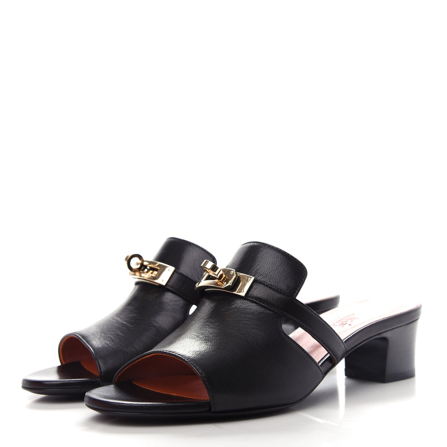 Goatskin Candy Sandals 36 Black