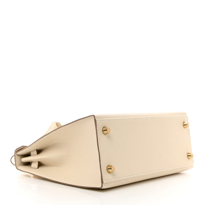 Hermes Epsom Kelly Sellier 25 Craie 4 of 11