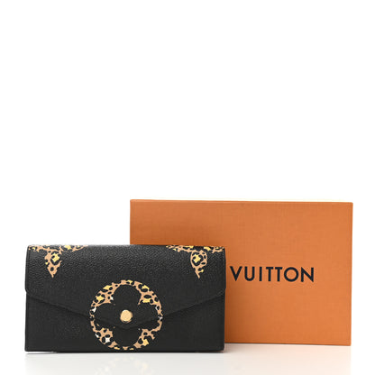 Louis Vuitton Monogram Giant Jungle Sarah Wallet Black 8 of 8