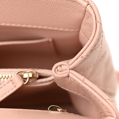 Chanel Caviar Quilted Small Coco Handle Flap Light Pink 11 of 12