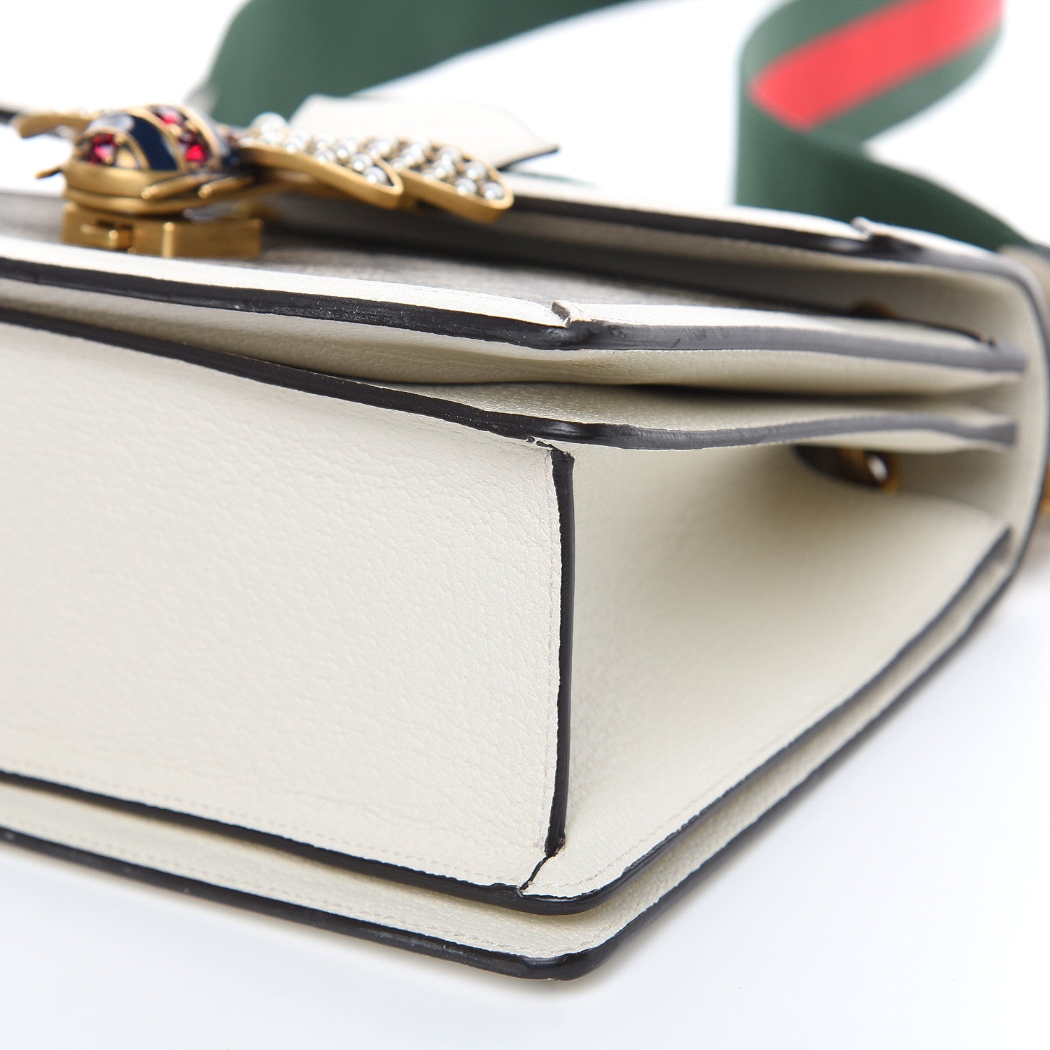 Gucci GG Supreme Monogram Small Queen Margaret Top Handle Bag White 8 of 10