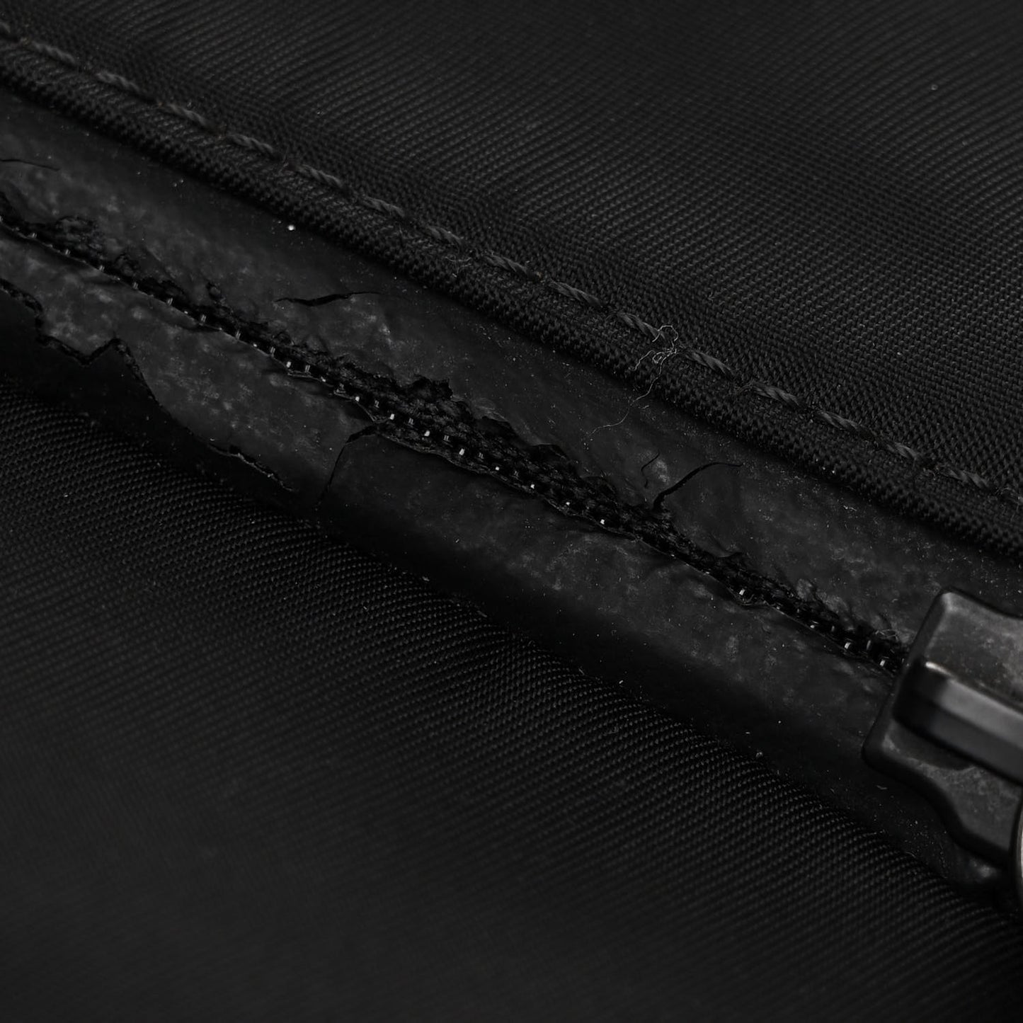 Nylon FF Embossed Backpack Black