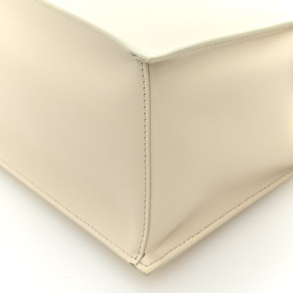 Jacquemus Smooth Calfskin La Pochette Rond Carre Light Ivory 8 of 9