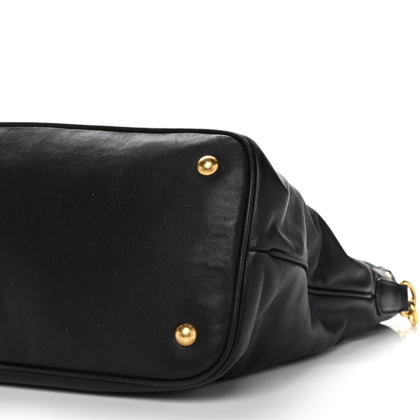 Soft Calf Shopping Tote Black