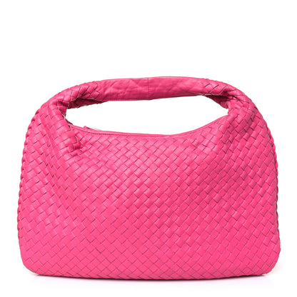 Bottega Veneta Nappa Intrecciato Medium Veneta Hobo Rosa Shock 1 of 11