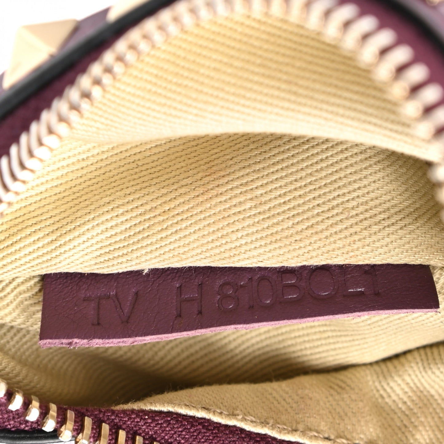 Rockstud Mini Pouch Rubin